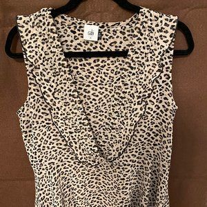 Cabi Animal Print Blouse_SZ Medium